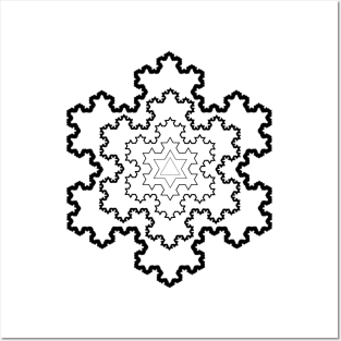 The Koch Snowflake Posters and Art